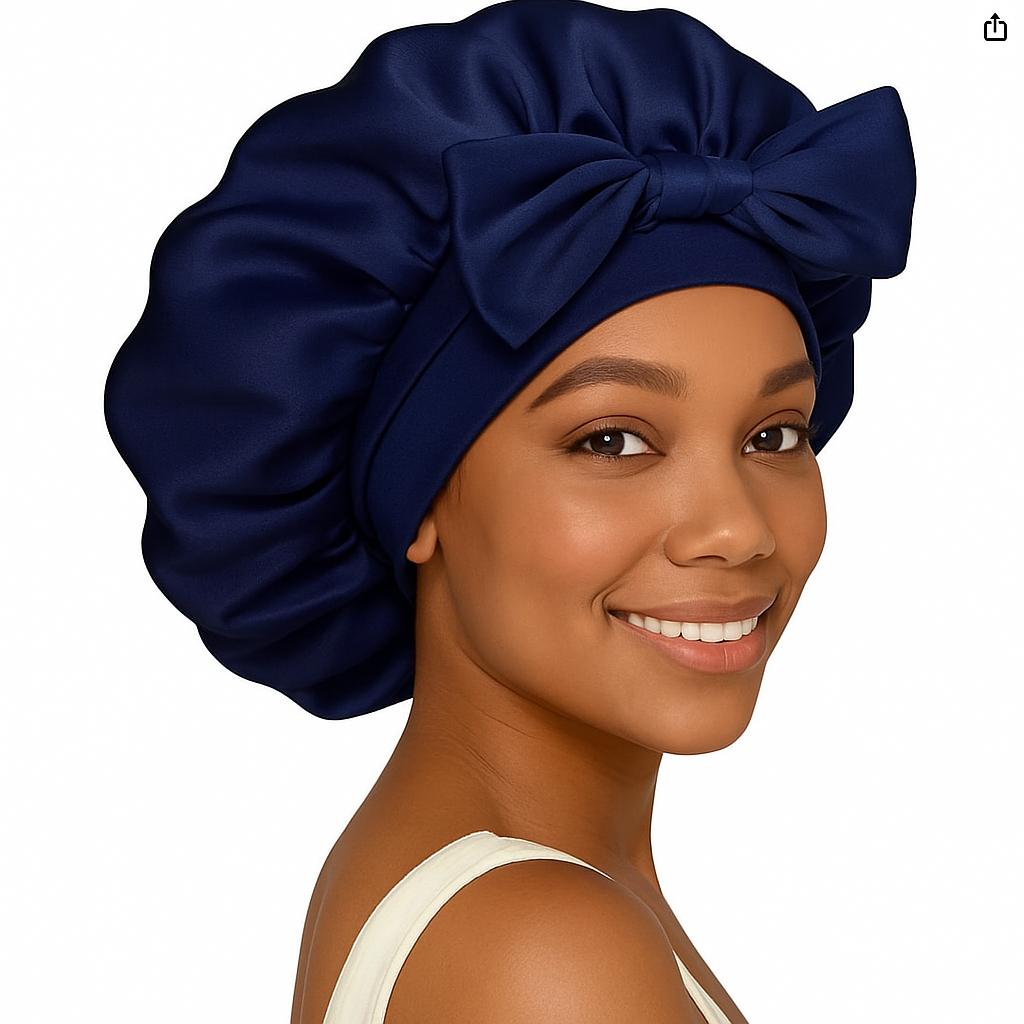 Satin Tie Bonnet