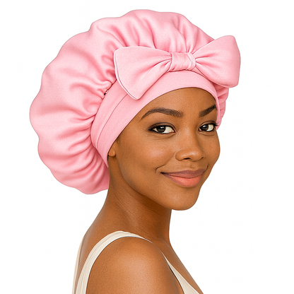 Satin Tie Bonnet