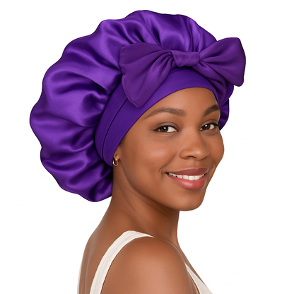 Satin Tie Bonnet
