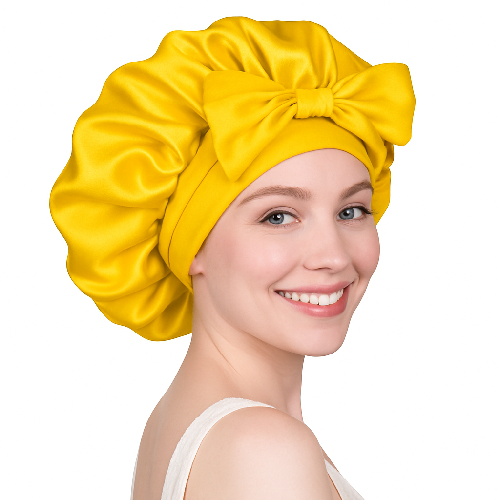 Satin Tie Bonnet
